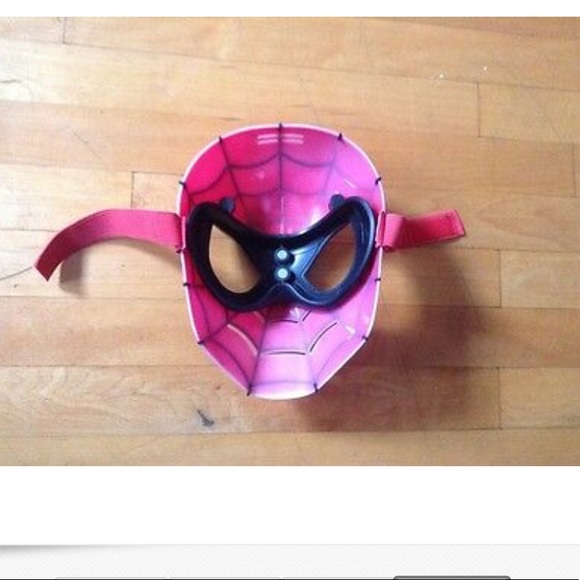 Hasbro Spider-Man Mask Black & Red 11 X 10 - Picture 2 of 4